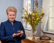 Lietuvos Respublikos Prezidentės Dalios Grybauskaitės sveikinimas Lietuvos žmonėms šv. Velykų proga